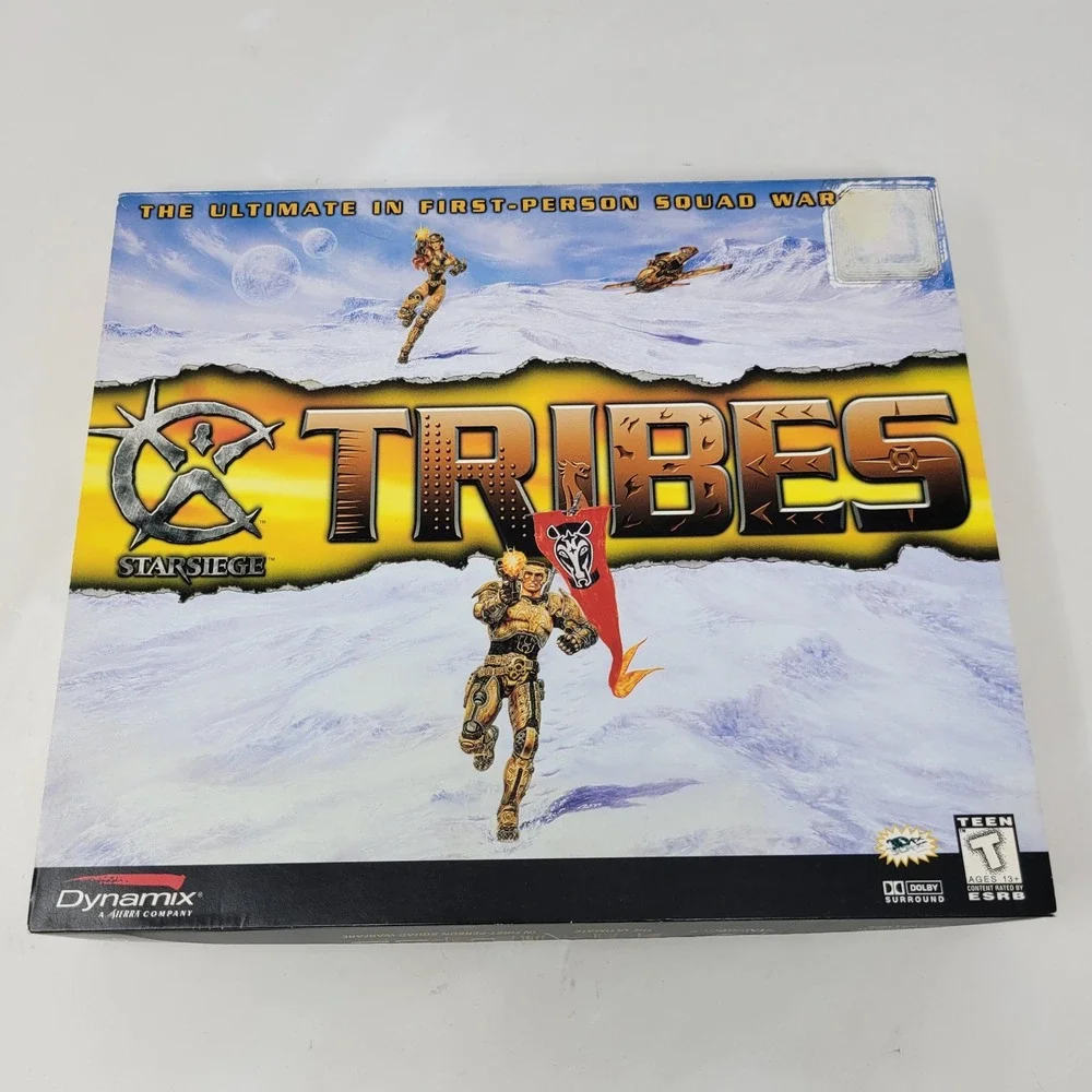 Starsiege Tribes PC Big Box 1998 Dynamix Sierra Windows 95 98 Complete